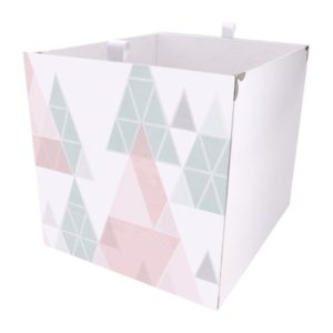 Kallax Box mit Dreieck Motiven