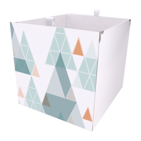 Kallax Box mit Dreieck Motiven