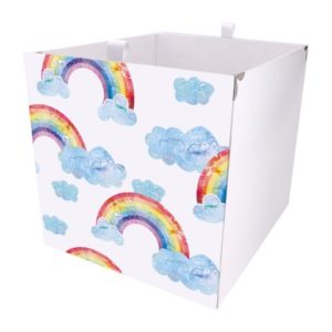 Kallax Box mit Regenbogenwelt