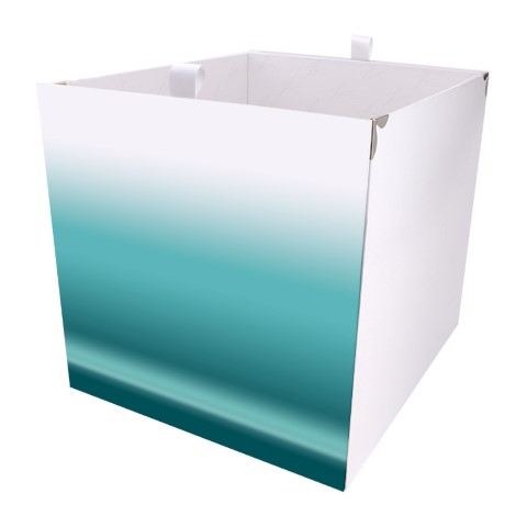 Kallax Box mit farblichem Verlauf Blau/Mint